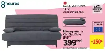Conforama Banquette-lit Clic Clac Dixie offre