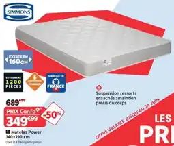 Conforama Matelas Power offre