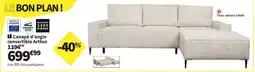 Conforama Canapé d'angle convertible Arthur offre