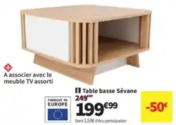 Conforama Table basse Sévane offre