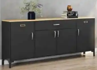 Conforama Buffet 4 portes 1 tiroir Manchester offre