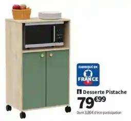 Conforama Desserte Pistache offre