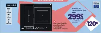 Conforama Table de cuisson induction offre