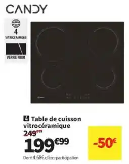 Conforama Table de cuisson vitrocéramique offre
