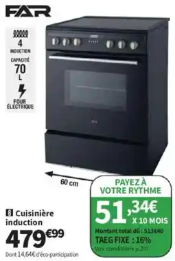 Conforama Cuisinière induction offre