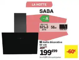 Conforama Hotte décorative offre