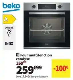 Conforama Four multifonction catalyse offre