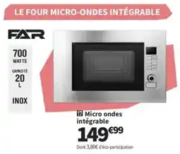 Conforama Micro ondes intégrable offre