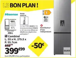 Conforama Hisense Combiné offre