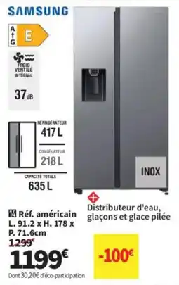 Conforama Samsung Réf. américain offre