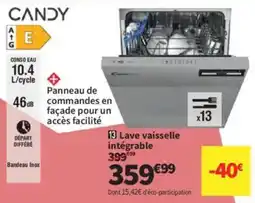 Conforama Lave vaisselle intégrable offre