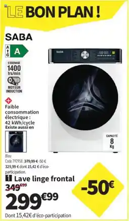 Conforama Lave linge frontal offre