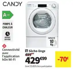 Conforama Sèche-linge offre