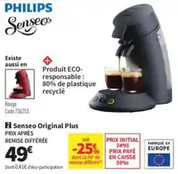 Conforama Senseo Original Plus offre