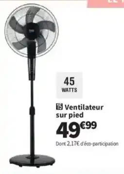 Conforama Ventilateur sur pied offre