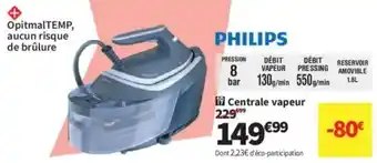 Conforama Philips Centrale vapeur offre