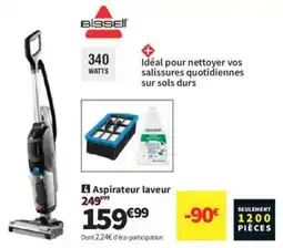 Conforama Bissel Aspirateur laveur offre