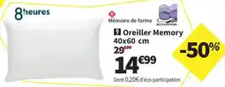 Conforama Oreiller Memory offre