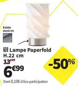 Conforama Lampe Paperfold offre