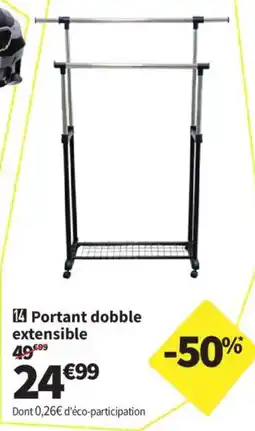 Conforama Portant dobble extensible offre