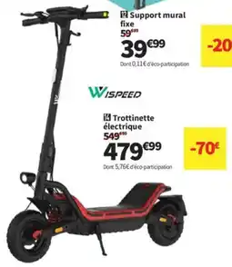 Conforama Wispeed Trottinette électrique offre