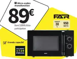 Conforama FAR Micro-ondes monofonction offre