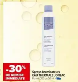 Carrefour EAU THERMALE JONZAĆ Sprays brumisateurs offre