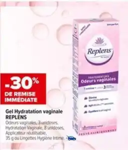 Carrefour REPLENS Gel Hydratation vaginale offre