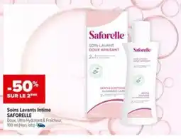 Carrefour SAFORELLE Soins Lavants Intime offre