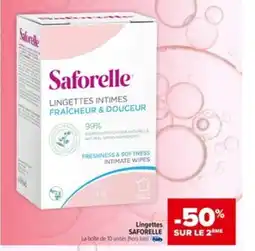 Carrefour SAFORELLE Lingettes offre