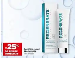 Carrefour REGENERATE Dentifrice expert offre