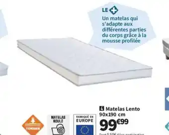 Conforama Matelas Lento offre