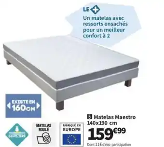 Conforama Matelas Maestro offre