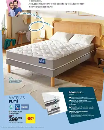 Conforama Matelas Futé offre