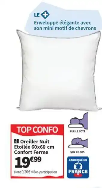 Conforama Oreiller Nuit Etoilée offre