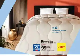 Conforama Couette Nuit Palace offre