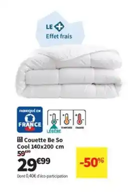 Conforama Couette Be So Cool offre