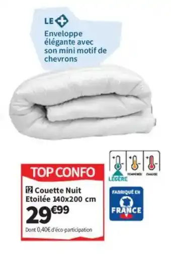 Conforama Couette Nuit Etoilée offre
