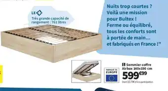 Conforama Sommier coffre Airbox offre