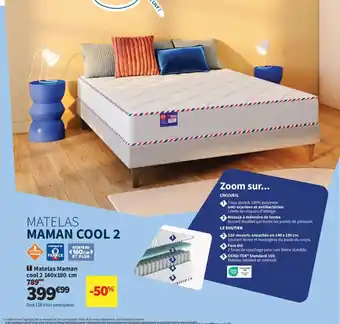 Conforama Matelas Maman cool offre