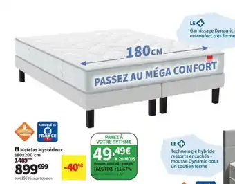 Conforama Matelas Mystérieux offre