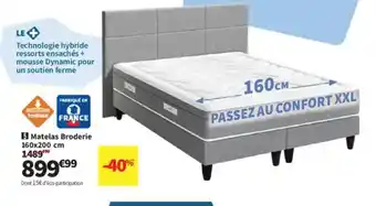 Conforama Matelas Broderie offre