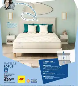 Conforama Matelas lotus offre