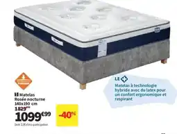 Conforama Matelas Rosée nocturne offre