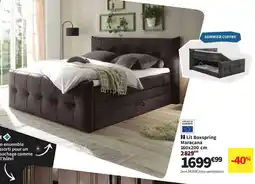 Conforama Lit Boxspring Maracana offre