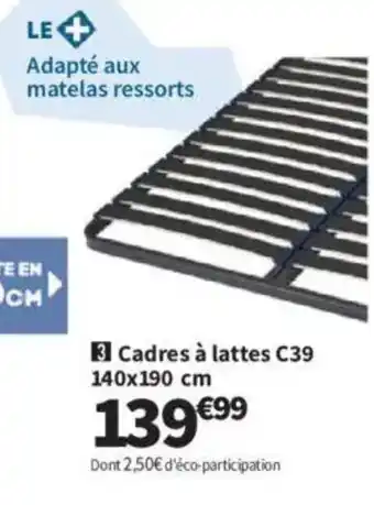 Conforama Cadres à lattes C39 offre