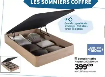 Conforama Sommier coffre Hypnos offre
