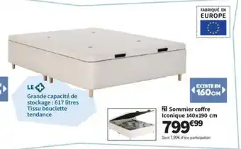 Conforama Sommier coffre Iconique offre