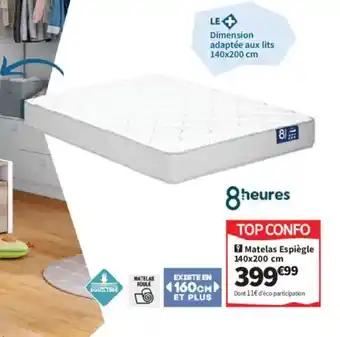 Conforama Matelas Espiègle offre