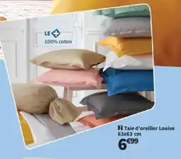Conforama Taie d'oreiller Louise offre